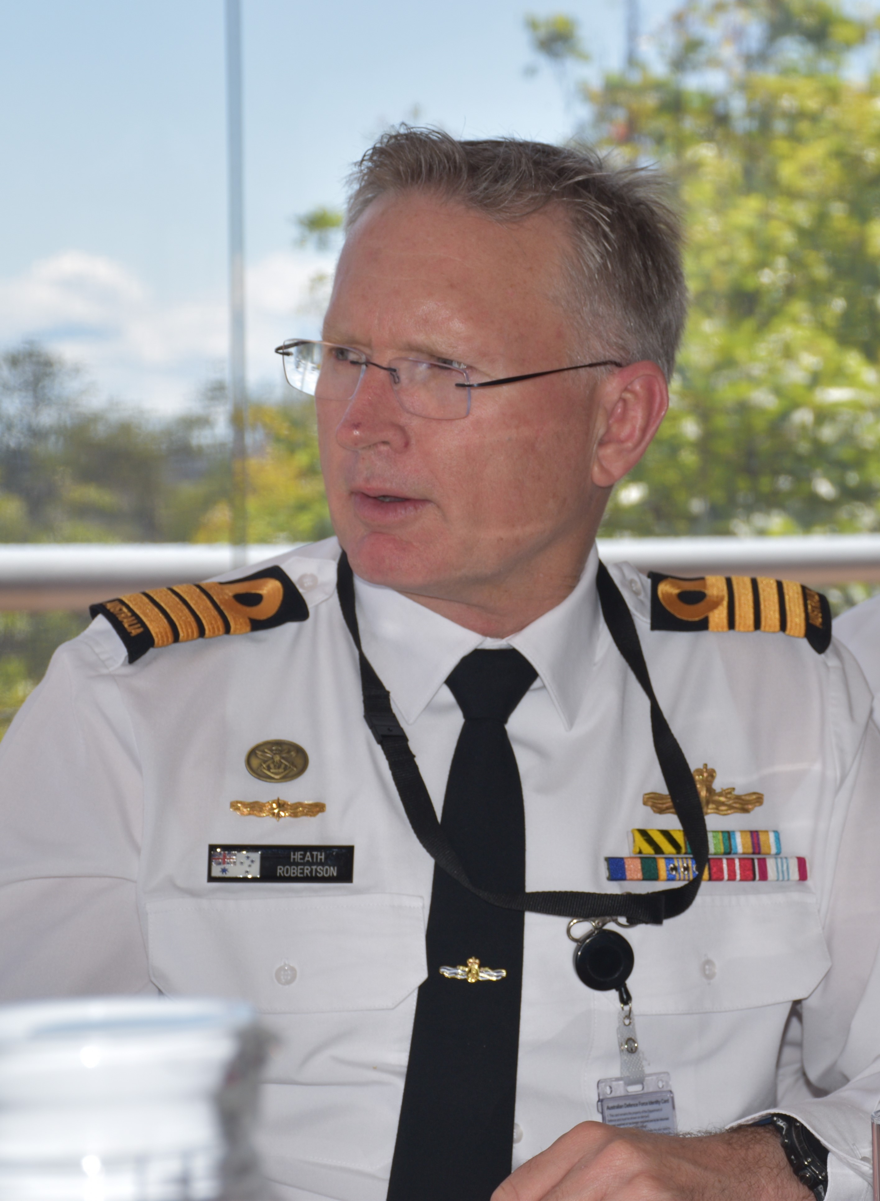 Captain Heath Roberston - CO WATSON and Training Authority Maritime Warfare